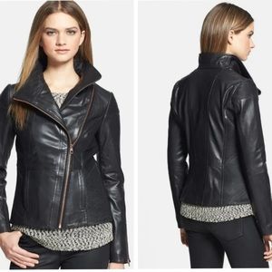 Ted Baker leather moto jacket